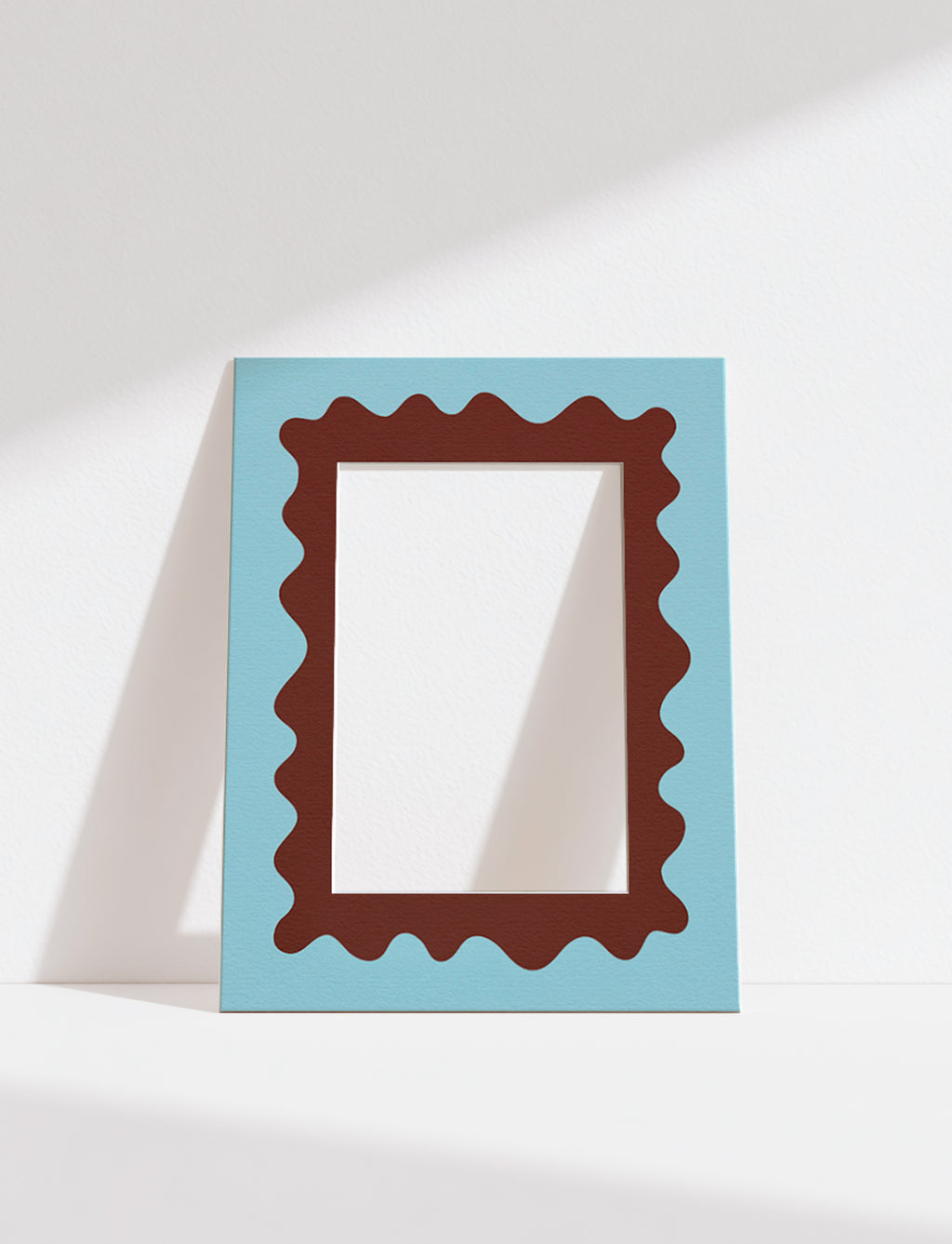 Wave Photo Mount in Blue