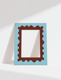 Wave Photo Mount in Blue