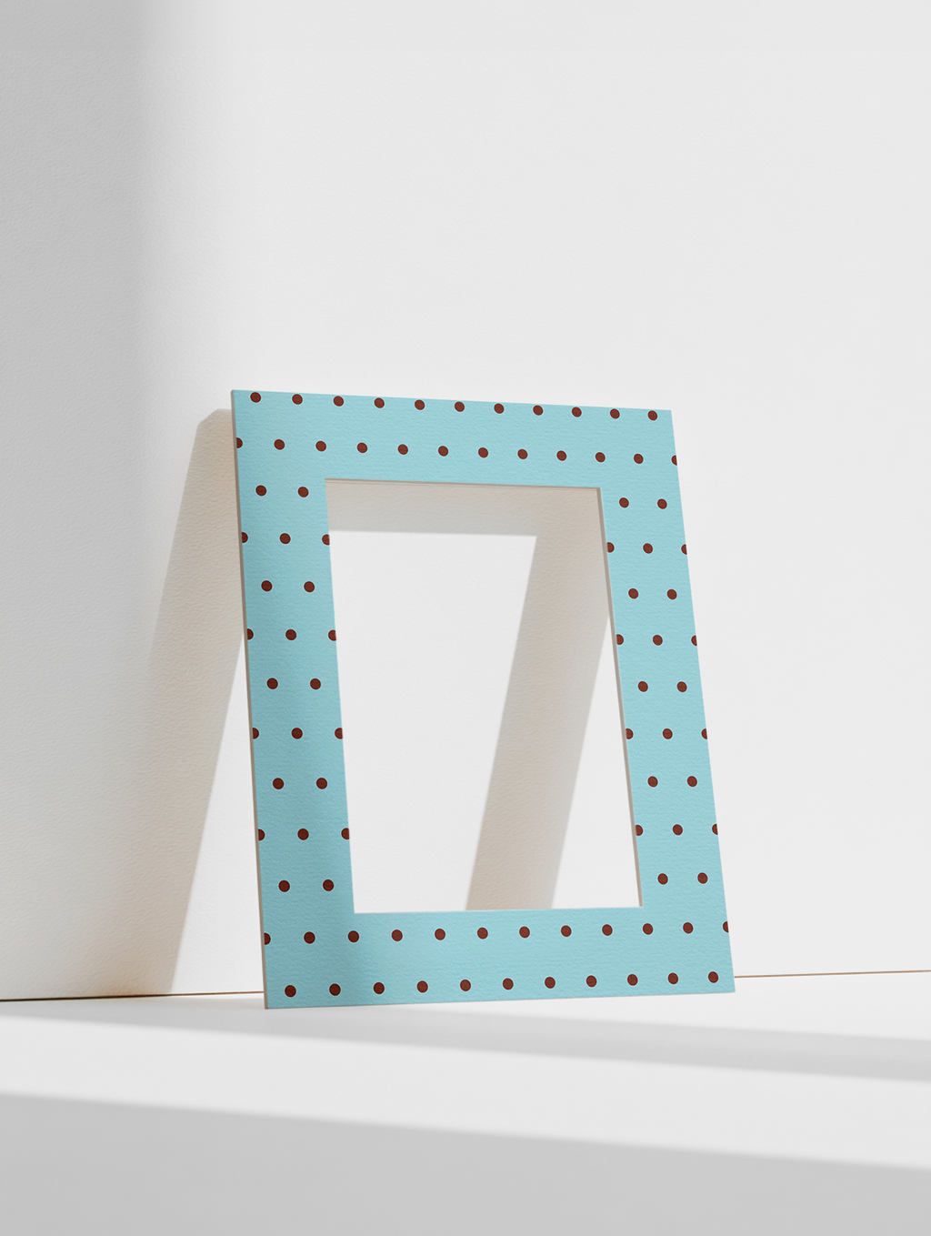 Dot Photo Mount in Blue