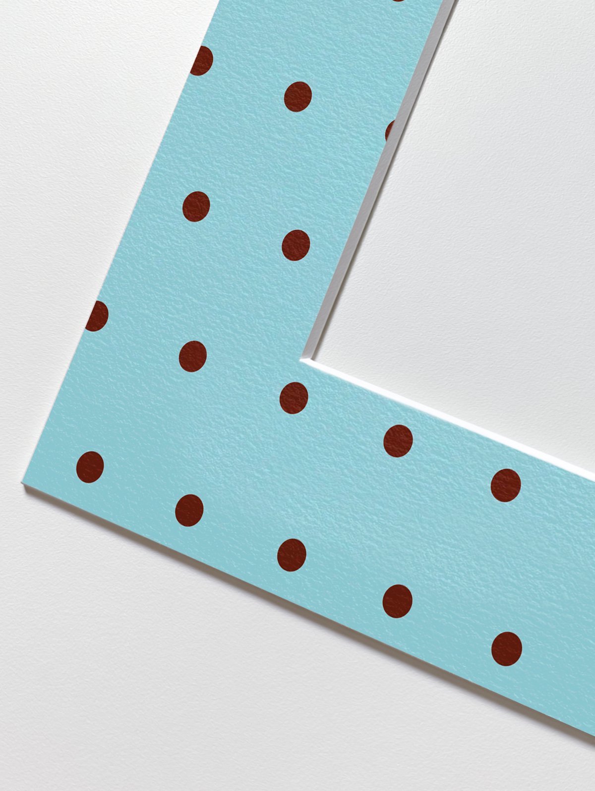 Dot Photo Mount in Blue