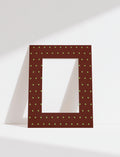 Dot Photo Mount in Brown & Green