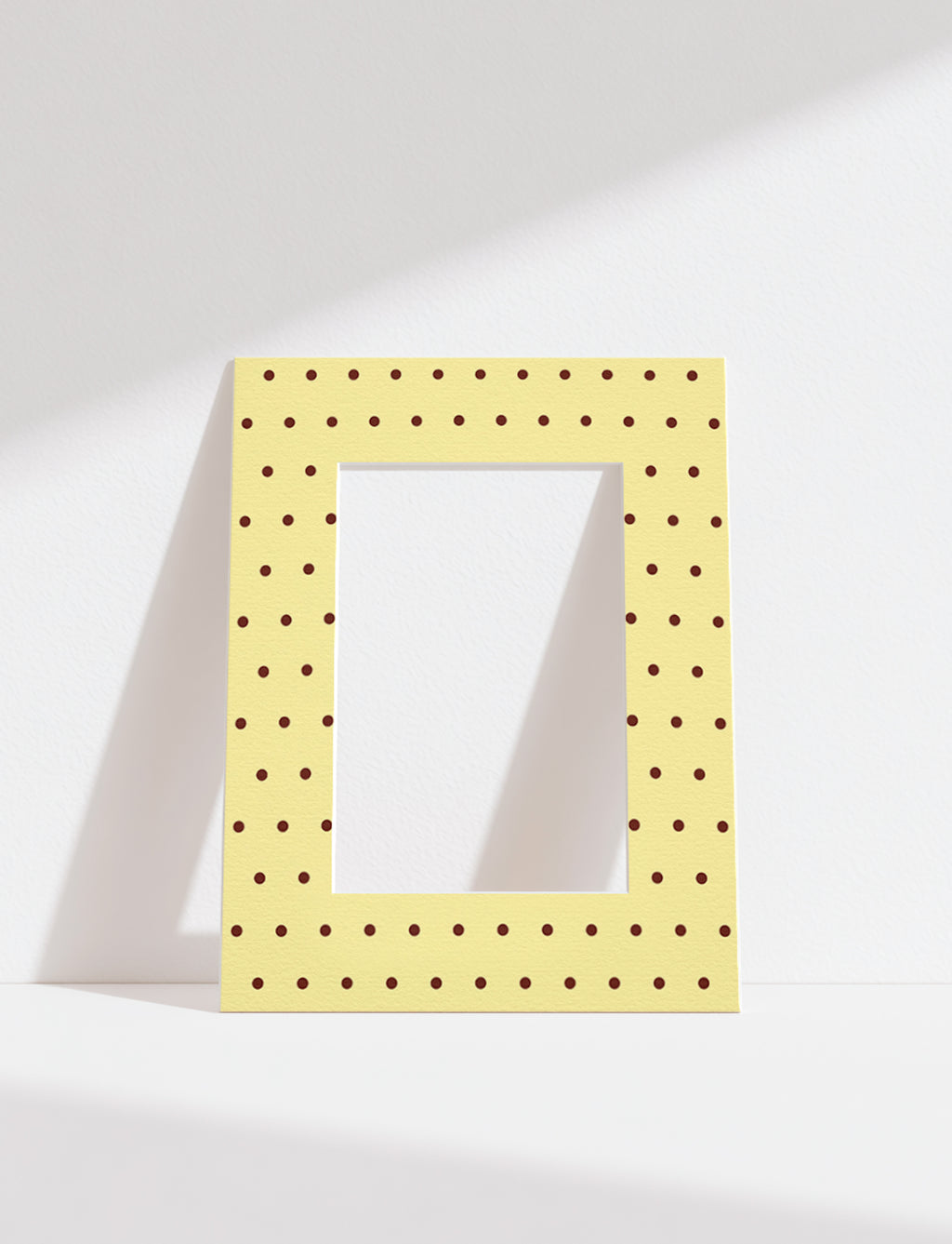 Dot Photo Mount in Yellow
