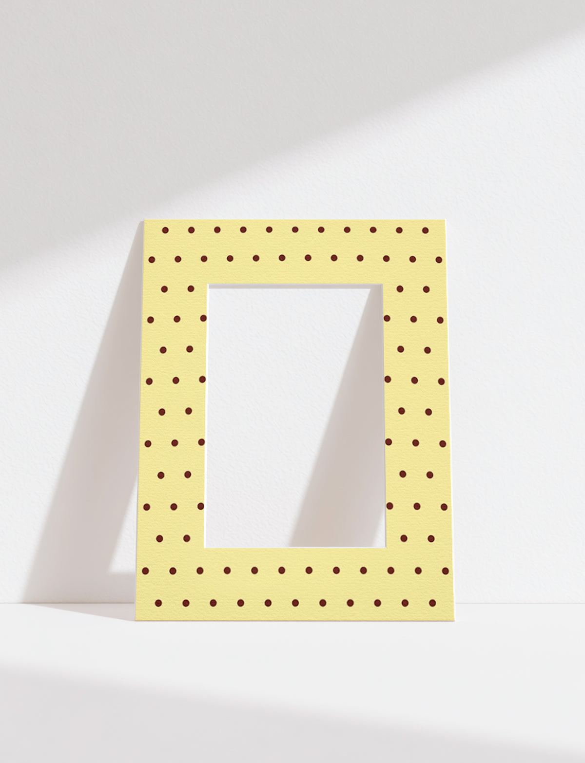 Dot Photo Mount in Yellow