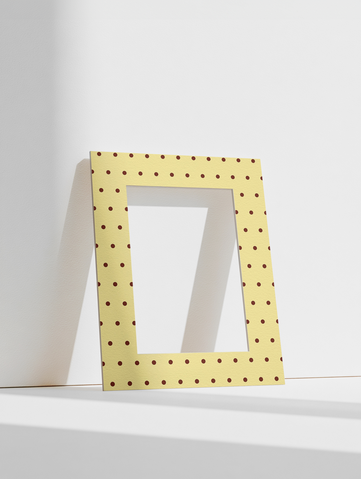 Dot Photo Mount in Yellow